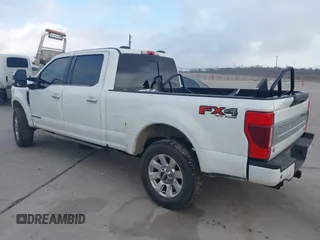 2021 Ford F-250 XL with VIN 1FT7W2BT4MEC60622, listed as a IAAI auction lot 41523519 with 116,037 mi miles and . Bid and sale history available at DreamBid. Image 3.