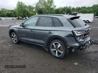 2023 Audi Q5 S line Premium Plus with VIN WA1EAAFY4P2130829, listed as a Copart auction lot 59838705 with 5,901 mi miles and Salvage title. Bid and sale history available at DreamBid. Image 2.