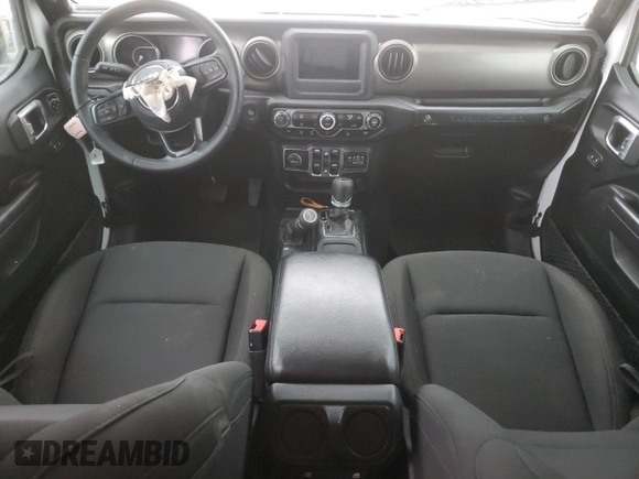 2020 Jeep Wrangler Unlimited Sport S with VIN 1C4HJXDG9LW311833, listed as a Copart auction lot 49344435 with 61,759 mi miles and Salvage title. Bid and sale history available at DreamBid. Image 8.