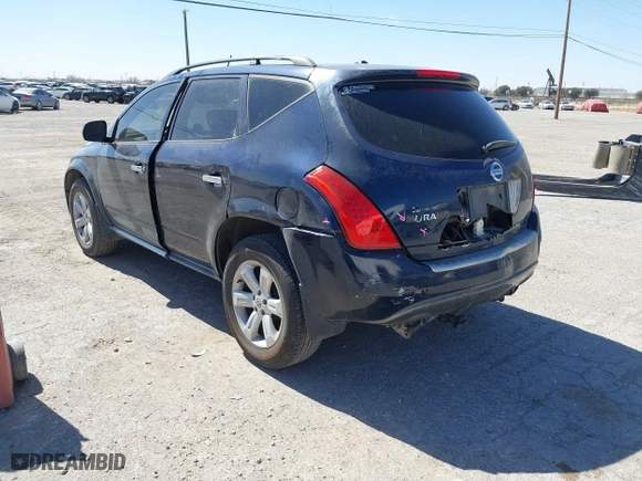 2006 Nissan Murano SL with VIN JN8AZ08T46W414403, listed as a IAAI auction lot 41698440 with 207,273 mi miles. Bid and sale history available at carsss.com. Image 3.