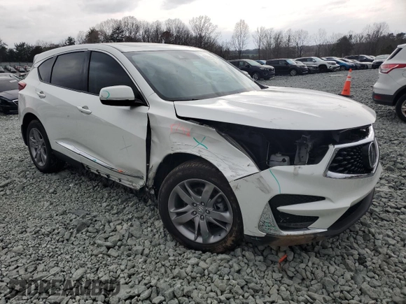 2021 Acura RDX w/Advance Package with VIN 5J8TC1H77ML019498, listed as a Copart auction lot 49355645 with 53,990 mi miles and Salvage Title. Bid and sale history available at carsss.com. Image 4.
