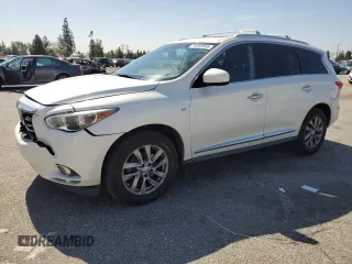 2015 Infiniti QX60 with VIN 5N1AL0MM7FC537881, listed as a Copart auction lot 50093845 with 100,988 mi miles and Salvage Title. Bid and sale history available at DreamBid. Image 1.