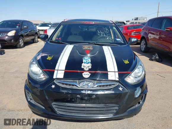 2014 Hyundai Accent GLS with VIN KMHCT4AE2EU749061, listed as a IAAI auction lot 42017566 with 93,929 mi miles. Bid and sale history available at carsss.com. Image 12.