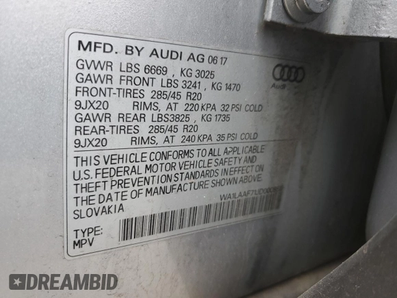 2018 Audi Q7 Premium Plus z VIN WA1LAAF71JD000856, wystawiony jako Copart lot #60116805 z przebiegiem 154 163 mil mil oraz Czysty tytuł • Clean title. Historia ofert i sprzedaży dostępna na DreamBid. Obrazek 13.