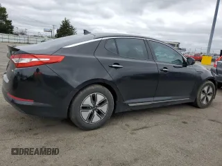 2012 Kia Optima Hybrid with VIN KNAGM4AD5C5019630, listed as a Copart auction lot 48154085 with 197,049 mi miles and Salvage Title. Bid and sale history available at carsss.com. Image 3.