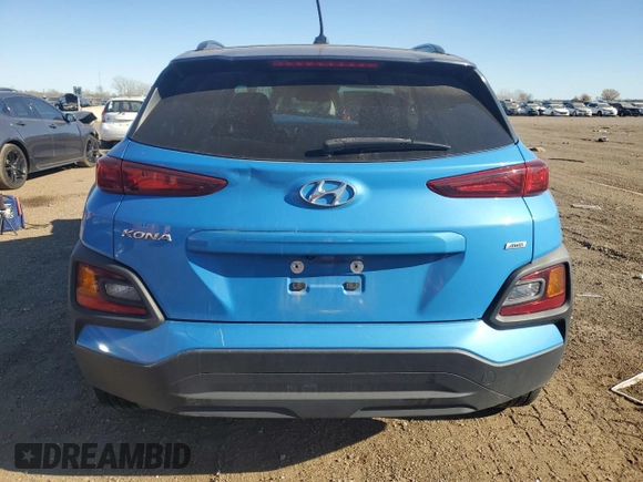 2018 Hyundai Kona SEL with VIN KM8K2CAA8JU188977, listed as a Copart auction lot 78459964 with 92,185 mi miles and Salvage Title. Bid and sale history available at carsss.com. Image 6.