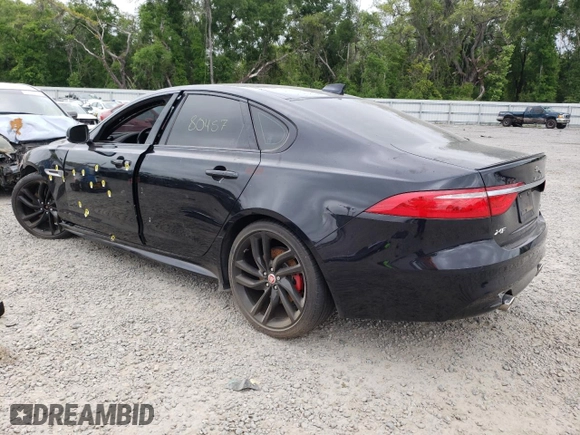 2017 Jaguar XF S with VIN SAJBM4BV1HCY39373, listed as a Copart auction lot 49671864 with 80,457 mi miles. Bid and sale history available at carsss.com. Image 2.