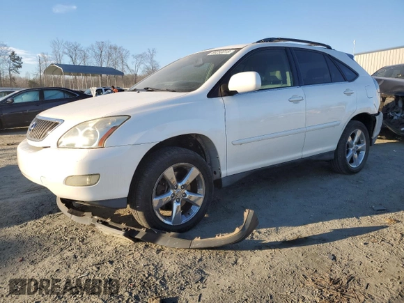 2005 Lexus RX 330 with VIN 2T2GA31U45C023143, listed as a Copart auction lot 89253015 with 187,058 mi miles and Salvage Title. Bid and sale history available at carsss.com. Image 1.