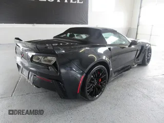 2017 Chevrolet Corvette Z06 3LZ with VIN 1G1YU3D60H5603836, listed as a Copart auction lot 87965415 with 4,594 mi miles and Salvage Title. Bid and sale history available at carsss.com. Image 3.
