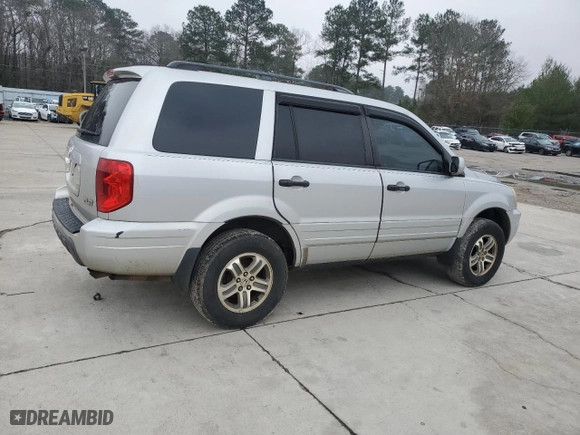 2004 Honda Pilot EX with VIN 2HKYF18584H540096, listed as a Copart auction lot 46114295 with 278,775 mi miles and Salvage Title. Bid and sale history available at carsss.com. Image 3.