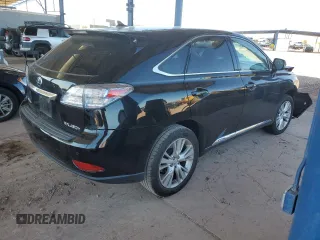 2010 Lexus RX 450h with VIN JTJZB1BA8A2001588, listed as a Copart auction lot 50193885 with 140,248 mi miles and Salvage Title. Bid and sale history available at DreamBid. Image 3.