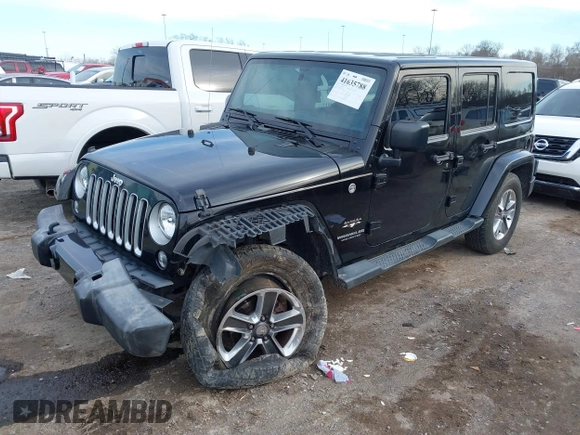 2016 Jeep Wrangler Unlimited 75th Anniversary with VIN 1C4BJWEG1GL221873, listed as a IAAI auction lot 41635788 with 148,493 mi miles. Bid and sale history available at carsss.com. Image 2.