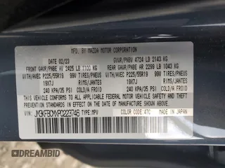 2023 Mazda CX-5 2.5 S Preferred Package with VIN JM3KFBCMXP0223746, listed as a Copart auction lot 47454315 with 29,204 mi miles and Salvage Title. Bid and sale history available at carsss.com. Image 13.