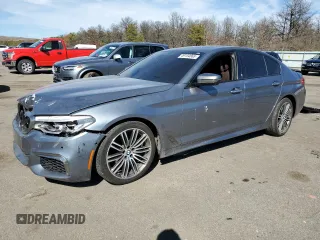 2018 BMW 5 Series M550i xDrive with VIN WBAJB9C55JB036120, listed as a Copart auction lot 49134865 with Not provided miles and Salvage title. Bid and sale history available at DreamBid. Image 1.