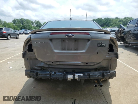 2010 Ford Fusion SE with VIN 3FAHP0HA4AR387638, listed as a Copart auction lot 60649585 with 210,779 mi miles and Salvage title. Bid and sale history available at DreamBid. Image 6.