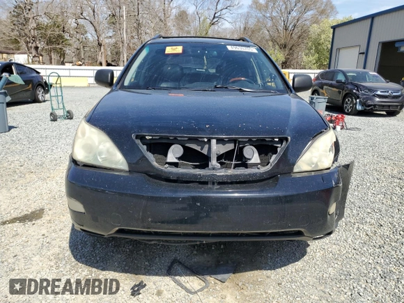 2004 Lexus RX 330 with VIN JTJHA31U140028606, listed as a Copart auction lot 49630705 with 206,589 mi miles and Salvage Title. Bid and sale history available at DreamBid. Image 5.