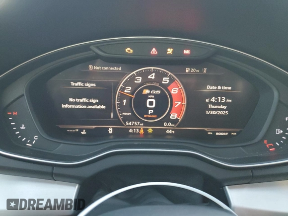 2018 Audi SQ5 Premium Plus with VIN WA1A4AFY1J2150081, listed as a Copart auction lot 42928885 with 54,757 mi miles and Salvage Title. Bid and sale history available at DreamBid. Image 9.