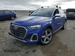 2022 Audi SQ5 Premium Plus with VIN WA1B4AFY7N2049525, listed as a Copart auction lot 54651604 with 22,554 mi miles and . Bid and sale history available at DreamBid. Image 1.