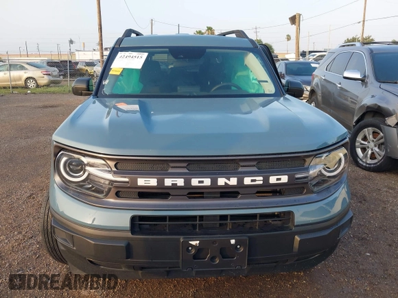 2023 Ford Bronco Sport Big Bend with VIN 3FMCR9B66PRE34292, listed as a IAAI auction lot 42494515 with 7,834 mi miles and . Bid and sale history available at DreamBid. Image 6.