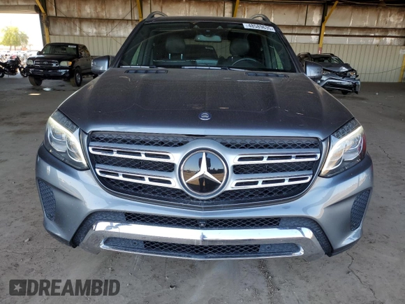 2017 Mercedes-Benz GLS 450 with VIN 4JGDF6EE8HA857966, listed as a Copart auction lot 48589635 with 82,496 mi miles and Salvage Title. Bid and sale history available at DreamBid. Image 5.