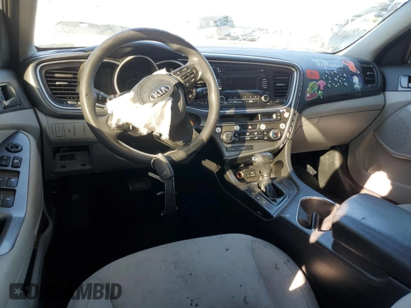2015 Kia Optima LX with VIN 5XXGM4A75FG494773, listed as a Copart auction lot 80196434 with 147,764 mi miles and Salvage Title. Bid and sale history available at DreamBid. Image 8.