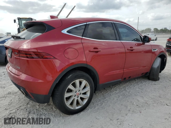2018 Jaguar E-Pace S with VIN SADFJ2FX7J1Z10154, listed as a Copart auction lot 53892395 with 83,104 mi miles and Clean Title. Bid and sale history available at DreamBid. Image 3.