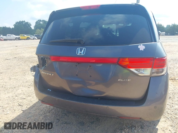 2015 Honda Odyssey Touring Elite with VIN 5FNRL5H95FB127156, listed as a IAAI auction lot 42618059 with 160,074 mi miles and . Bid and sale history available at DreamBid. Image 16.