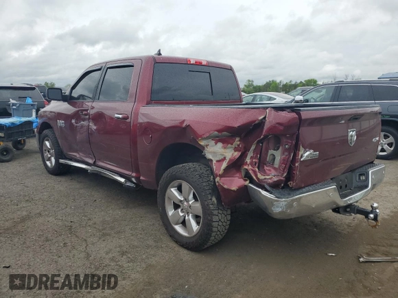 2017 Ram 1500 Big Horn z VIN 1C6RR7LGXHS518235, wystawiony jako Copart lot #57803035 z przebiegiem 104 886 mil mil oraz Szkoda całkowita • Salvage title. Historia ofert i sprzedaży dostępna na DreamBid. Obrazek 2.
