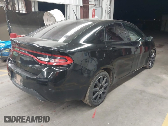 2015 Dodge Dart SXT with VIN 1C3CDFBB5FD406848, listed as a IAAI auction lot 41899903 with 196,332 mi miles. Bid and sale history available at carsss.com. Image 4.