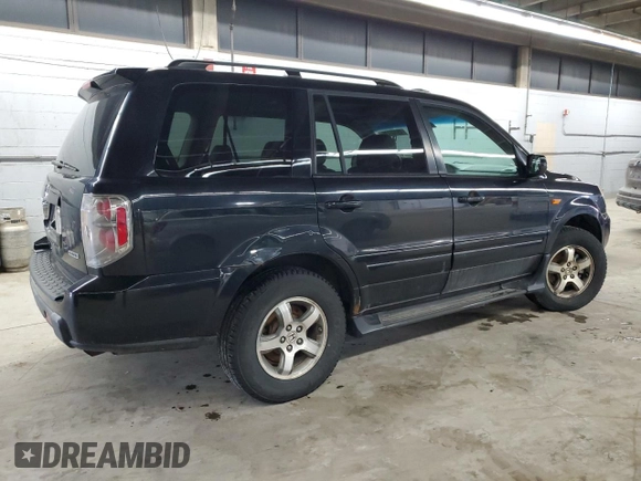 2006 Honda Pilot EX-L with VIN 2HKYF18766H539257, listed as a Copart auction lot 49101135 with 123,968 mi miles and Clean Title. Bid and sale history available at DreamBid. Image 3.
