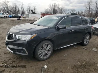 2018 Acura MDX Technology z VIN 5J8YD4H52JL001621, wystawiony jako Copart lot #47257195 z przebiegiem 103 613 mil mil oraz Szkoda całkowita • Salvage title. Historia ofert i sprzedaży dostępna na DreamBid. Obrazek 1.