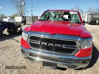 2020 Ram 1500 Big Horn with VIN 1C6SRFBT7LN130106, listed as a Copart auction lot 76715524 with 66,335 mi miles and Salvage Title. Bid and sale history available at carsss.com. Image 11.