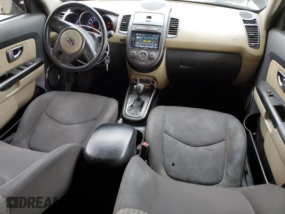 2012 Kia Soul + with VIN KNDJT2A60C7374971, listed as a Copart auction lot 53370265 with 169,608 mi miles and Salvage Title. Bid and sale history available at DreamBid. Image 8.