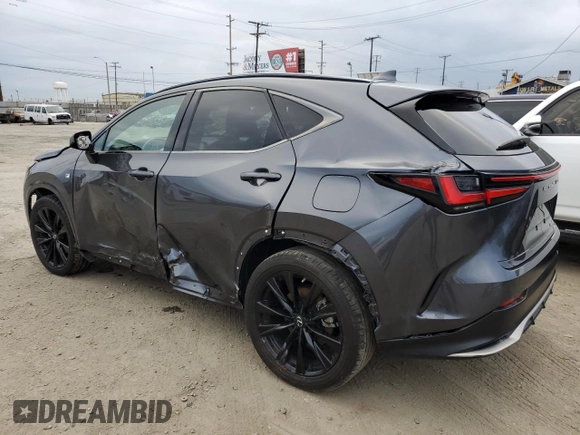 2022 Lexus NX with VIN 2T2KGCEZ4NC012724, listed as a Copart auction lot 53692485 with 31,256 mi miles and Salvage Title. Bid and sale history available at carsss.com. Image 2.