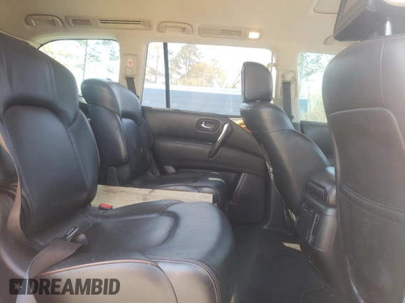 2018 Nissan Armada Platinum with VIN JN8AY2NE8J9730351, listed as a Copart auction lot 50538815 with 114,841 mi miles and Salvage Title. Bid and sale history available at carsss.com. Image 11.