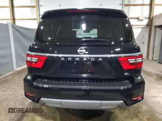 2022 Nissan Armada SL with VIN JN8AY2BA8N9393851, listed as a Copart auction lot 47651685 with 60,213 mi miles and Clean Title. Bid and sale history available at carsss.com. Image 6.
