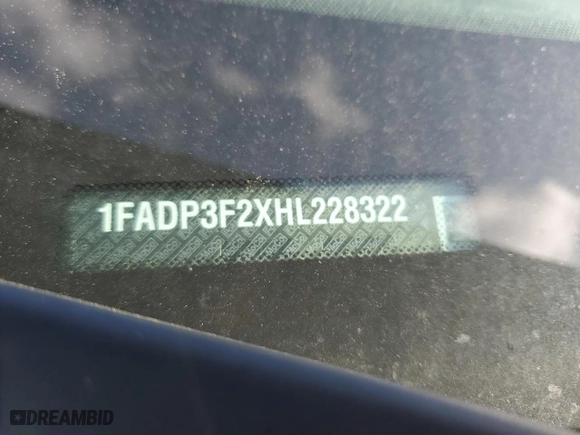 2017 Ford Focus SE with VIN 1FADP3F2XHL228322, listed as a Copart auction lot 52110855 with 91,140 mi miles and Salvage Title. Bid and sale history available at carsss.com. Image 12.