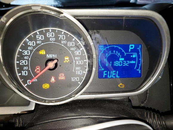 2013 Chevrolet Spark LT with VIN KL8CD6S95DC512947, listed as a Copart auction lot 42062245 with 118,032 mi miles and Salvage Title. Bid and sale history available at carsss.com. Image 9.
