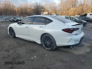 2021 Acura TLX Type S with VIN 19UUB7F07MA001109, listed as a Copart auction lot 85653194 with 0 mi miles and Salvage Title. Bid and sale history available at carsss.com. Image 2.