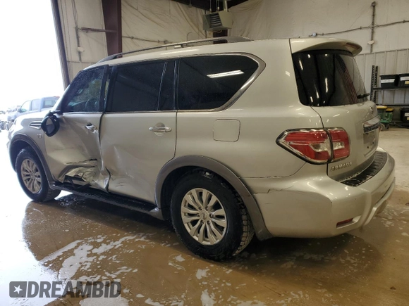 2017 Nissan Armada SV with VIN JN8AY2ND3H9009629, listed as a Copart auction lot 84996414 with 88,977 mi miles and Clean Title. Bid and sale history available at carsss.com. Image 2.