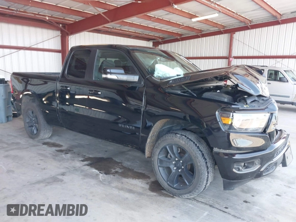 2021 Ram 1500 Big Horn with VIN 1C6SRFBT2MN562927, listed as a IAAI auction lot 42386848 with 83,858 mi miles and . Bid and sale history available at DreamBid. Image 1.