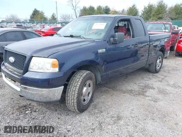 2005 Ford F-150 XLT with VIN 1FTPX12565NA61341, listed as a IAAI auction lot 41693609 with 401,988 mi miles. Bid and sale history available at carsss.com. Image 2.