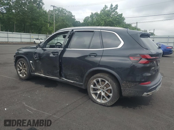 2024 BMW X5 sDrive40i with VIN 5UX13EU03R9V08439, listed as a Copart auction lot 61158915 with Not provided miles and Clean title. Bid and sale history available at DreamBid. Image 2.