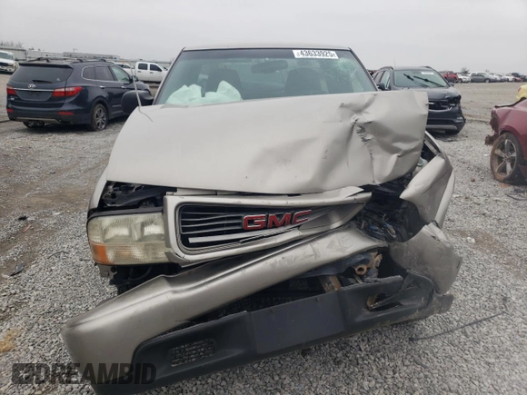 2000 GMC Sonoma SLS z VIN 1GTCS19W2Y8201805, wystawiony jako Copart lot #43633925 z przebiegiem Nie podano mil oraz Szkody całkowita. Historia ofert i sprzedaży dostępna na DreamBid. Obrazek 5.