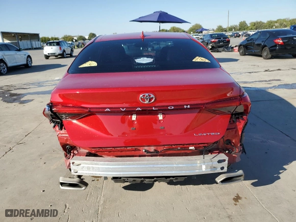 2022 Toyota Avalon Limited with VIN 4T1DZ1FB7NU086294, listed as a Copart auction lot 76071294 with 34,430 mi miles and Salvage Title. Bid and sale history available at carsss.com. Image 6.