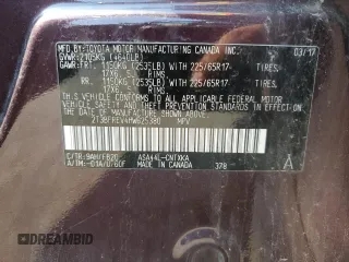 2017 Toyota RAV4 LE с VIN 2T3BFREV4HW625380, выставлен на аукционе Copart как лот 62745385 с пробегом 136 556 миль миль и Списание • Salvage title. История ставок и продаж доступна на DreamBid. Изображение 12.