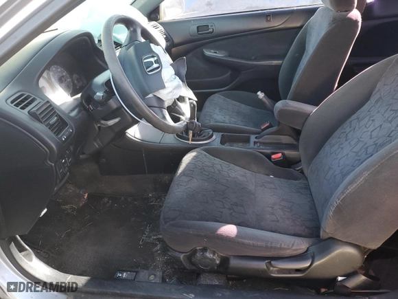 2002 Honda Civic EX with VIN 1HGEM21912L047222, listed as a Copart auction lot 87010634 with 0 mi miles and Salvage Title. Bid and sale history available at carsss.com. Image 7.