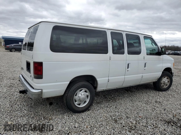 2006 Ford Econoline Passenger XL with VIN 1FBNE31L76HA02327, listed as a Copart auction lot 47425455 with 186,476 mi miles and Salvage title. Bid and sale history available at DreamBid. Image 3.