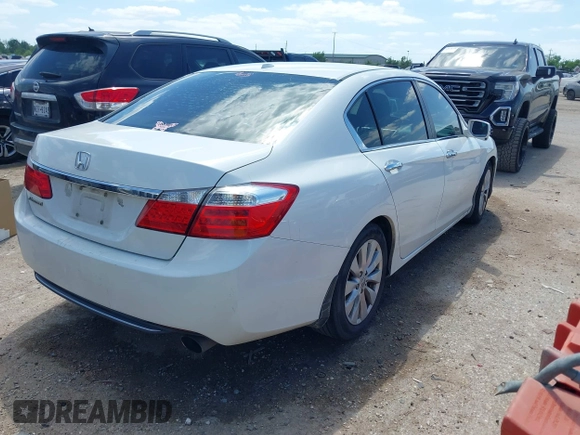 2013 Honda Accord Sdn EX-L with VIN 1HGCR2F8XDA218802, listed as a IAAI auction lot 42036529 with 169,866 mi miles. Bid and sale history available at carsss.com. Image 4.