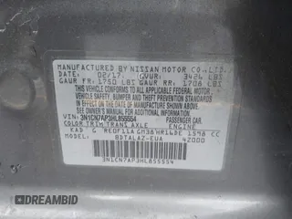 2017 Nissan Versa SV z VIN 3N1CN7AP3HL855554, wystawiony jako IAAI lot #42006848 z przebiegiem 155 485 mil mil oraz . Historia ofert i sprzedaży dostępna na DreamBid. Obrazek 9.